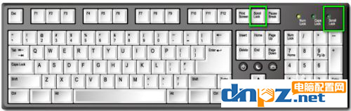 機械鍵盤的第三個燈怎么關？